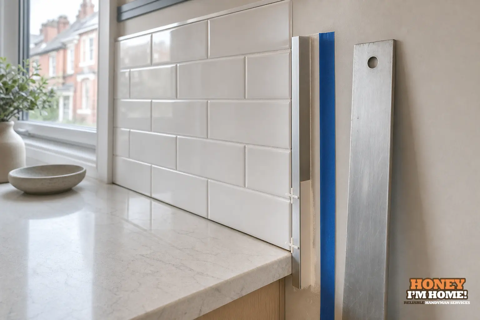 How to Plan Clean Backsplash Edges Where Tile Meets Painted Wall — condition and repair detail Branded close-up repair illustration highlighting a condition related to How to Plan Clean Backsplash Edges Where Tile Meets Painted Wall.