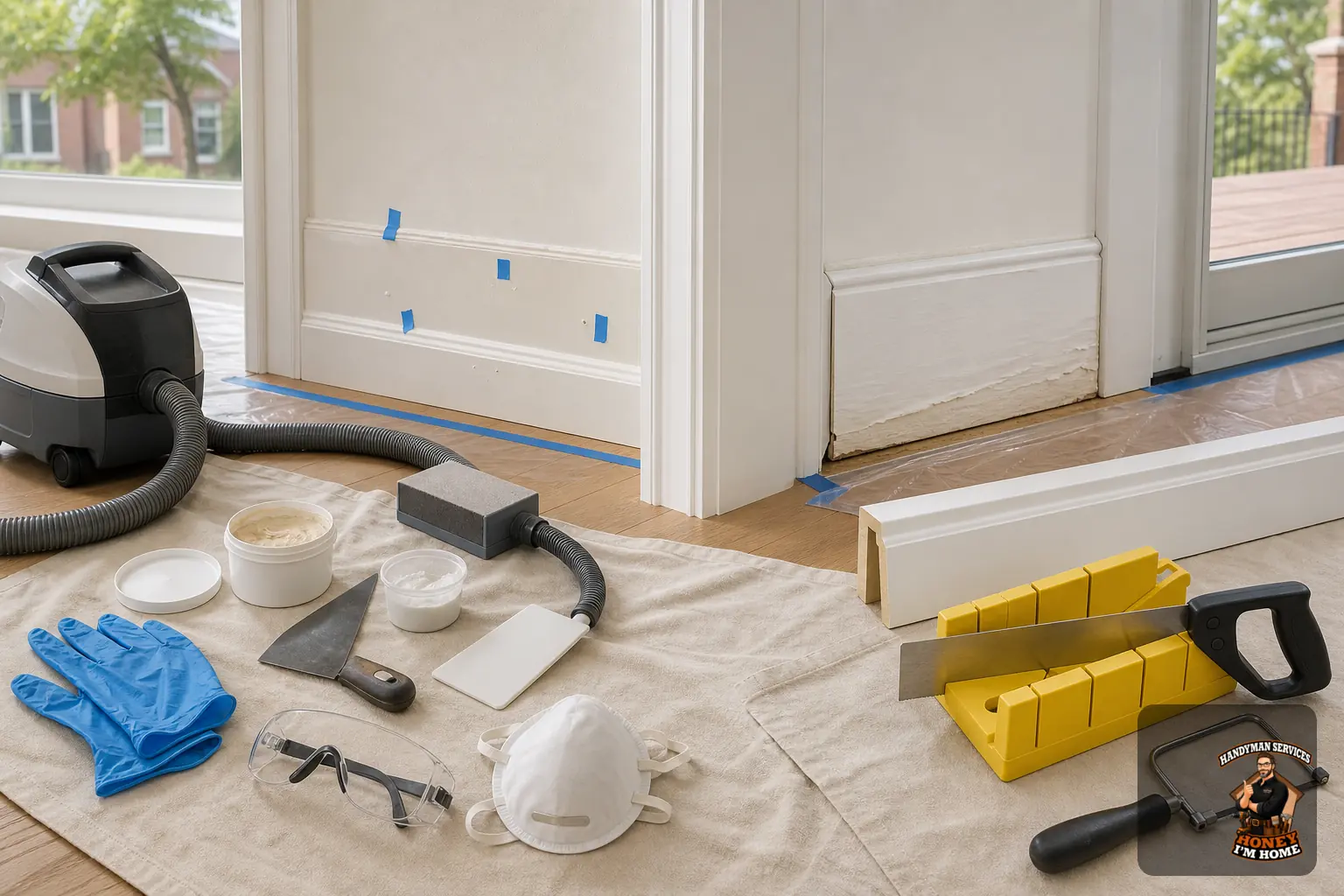 When Damaged Baseboard Can Be Repaired and When Replacement Makes More Sense — finished detail and planning example Branded finished-condition illustration related to When Damaged Baseboard Can Be Repaired and When Replacement Makes More Sense, shown as a practical planning example.