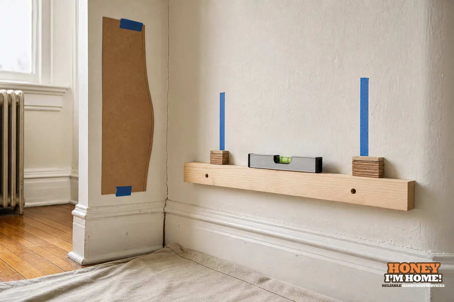 Branded close-up repair illustration highlighting a condition related to Planning Custom Shelving Around Real Room Constraints.