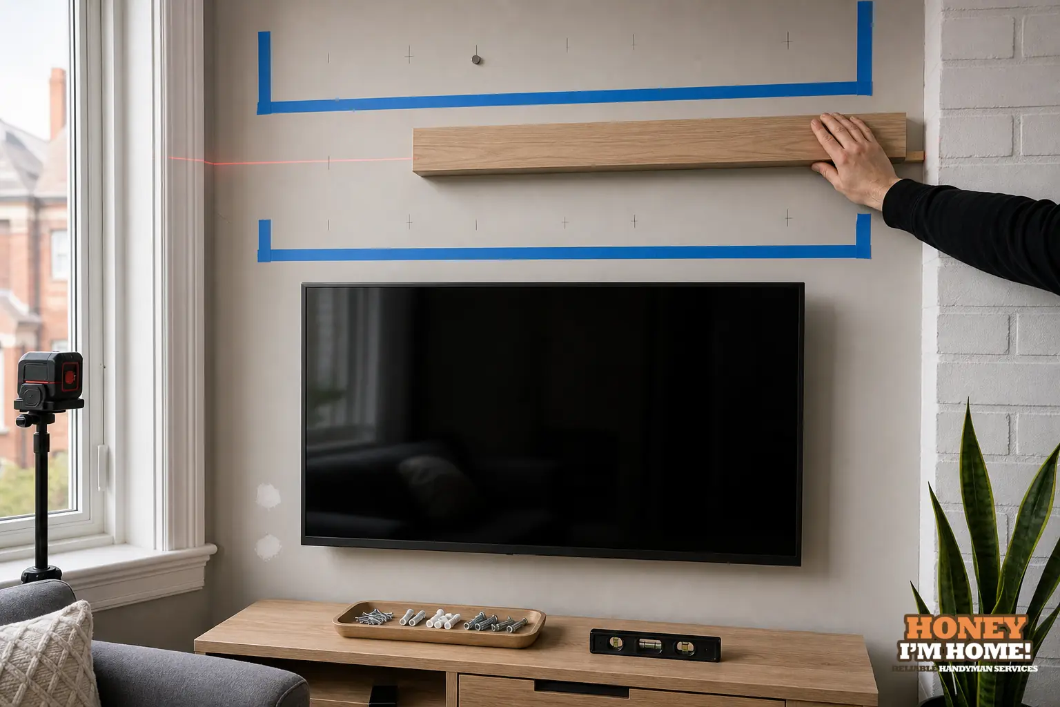 Planning Floating Shelves Around Furniture and Wall Features — condition and repair detail Branded close-up repair illustration highlighting a condition related to Planning Floating Shelves Around Furniture and Wall Features.