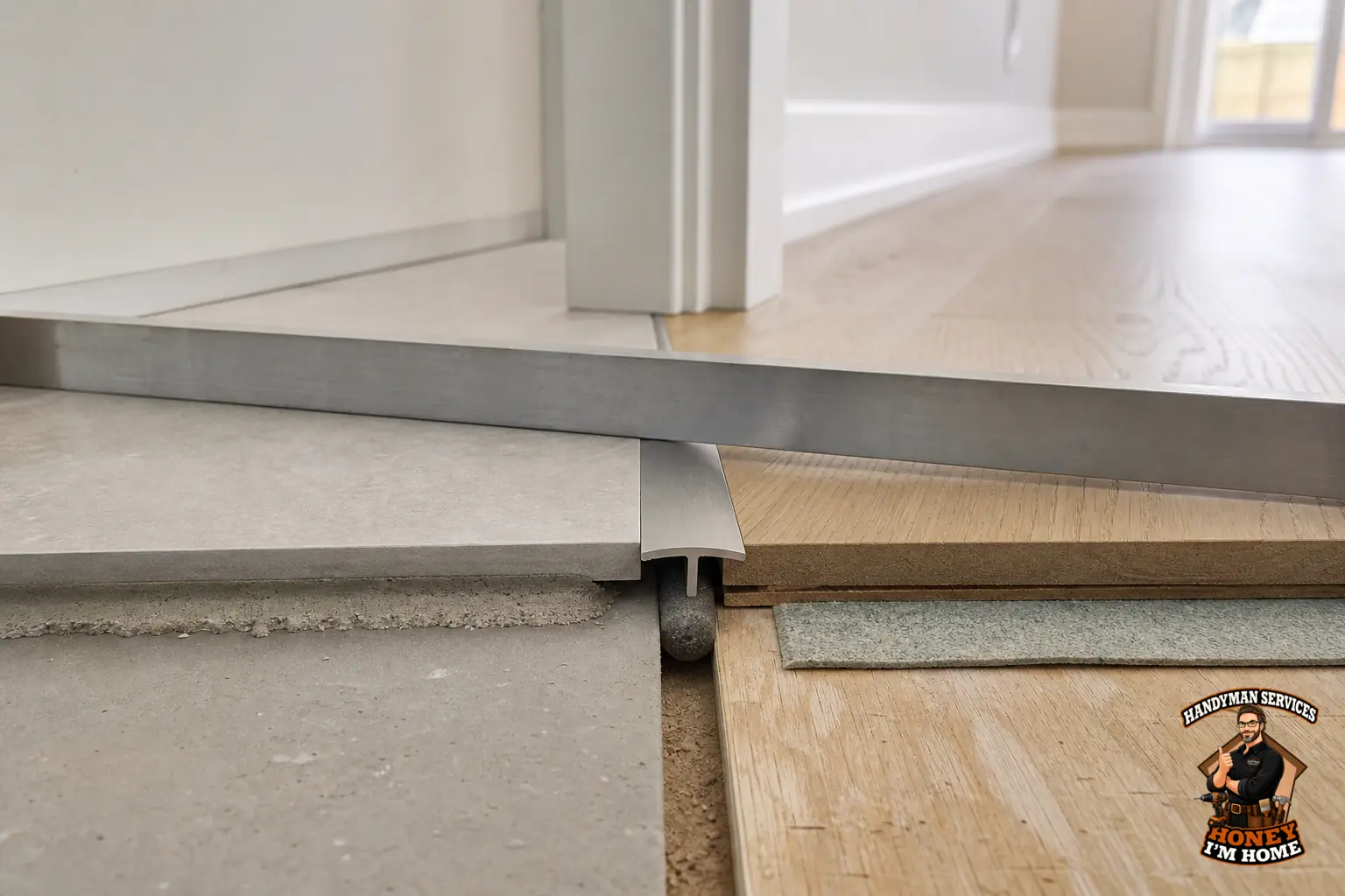 How Floor Transitions Affect a Clean Installation — condition and repair detail Branded close-up repair illustration highlighting a condition related to How Floor Transitions Affect a Clean Installation.