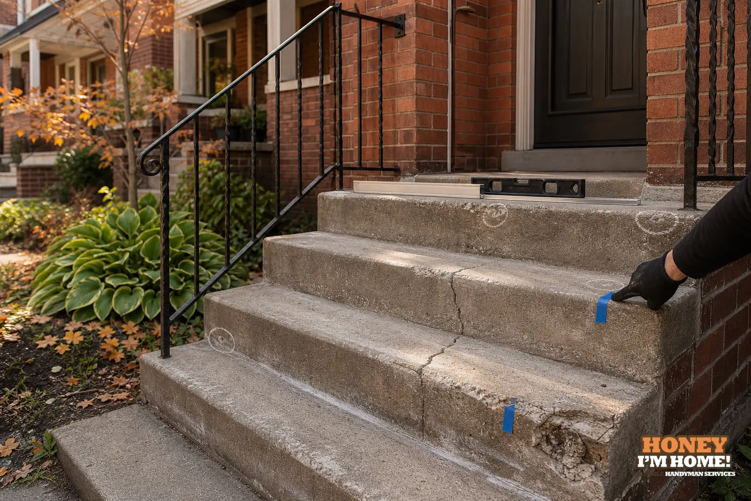 Branded finished-condition illustration related to What Worn Front Porch Steps Can Tell You Before a Localized Repair, shown as a practical planning example.