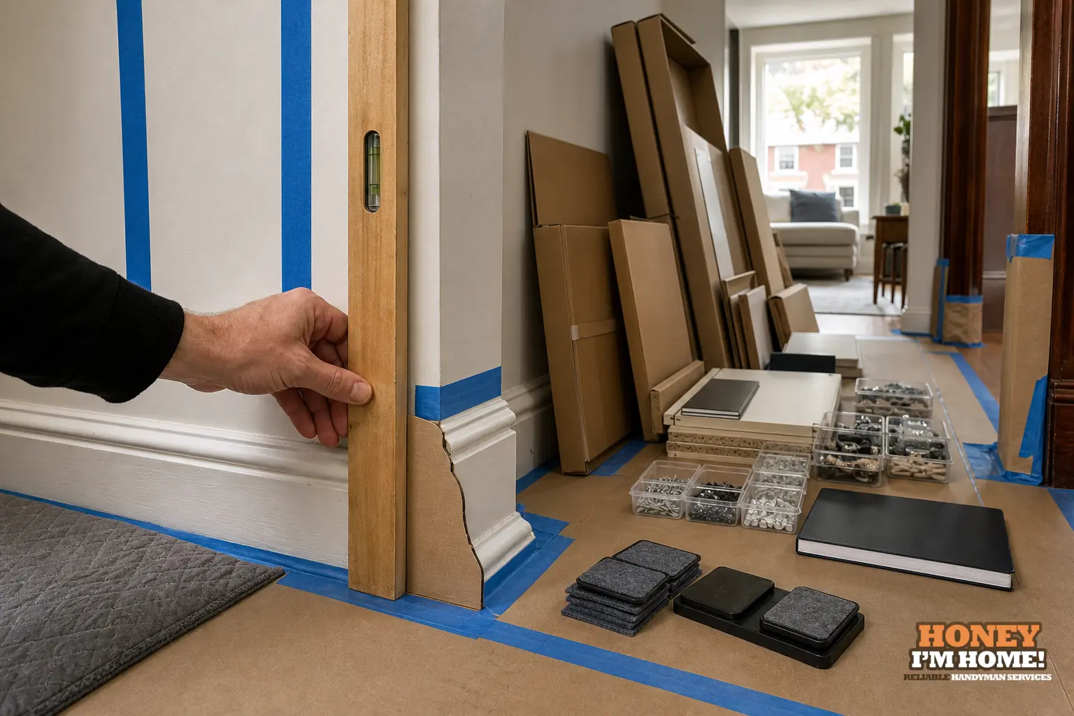 What to Prepare Before a Large Furniture Assembly Project — condition and repair detail Branded close-up repair illustration highlighting a condition related to What to Prepare Before a Large Furniture Assembly Project.