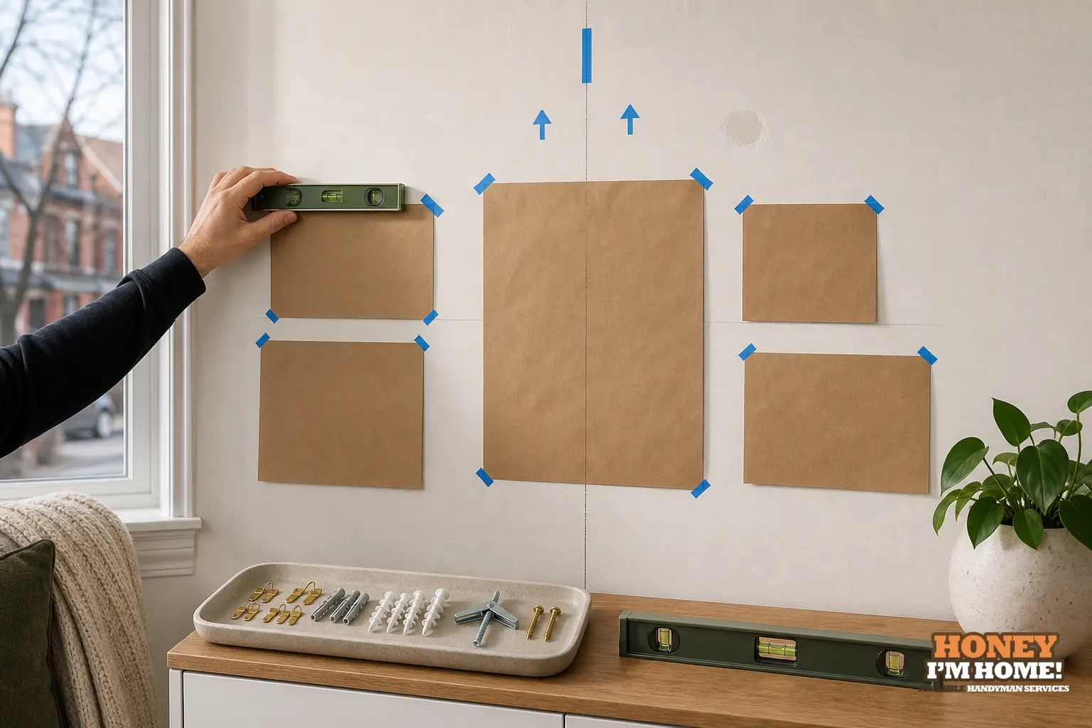 Branded close-up repair illustration highlighting a condition related to How to Plan a Balanced Gallery Wall Before Drilling.