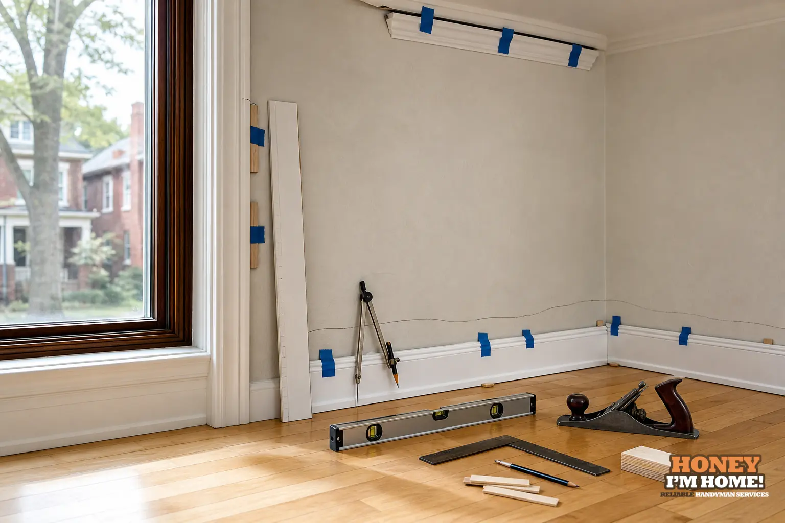Why Uneven Walls Matter When Installing New Trim — finished detail and planning example Branded finished-condition illustration related to Why Uneven Walls Matter When Installing New Trim, shown as a practical planning example.