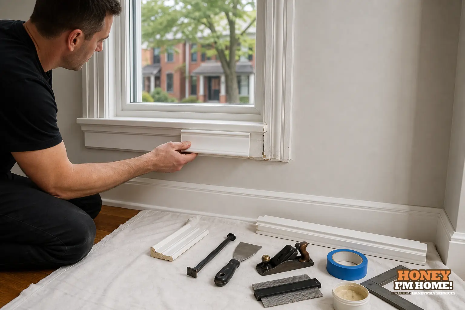 Branded finished-condition illustration related to When Window Trim Damage Is Separate From the Window Itself, shown as a practical planning example.